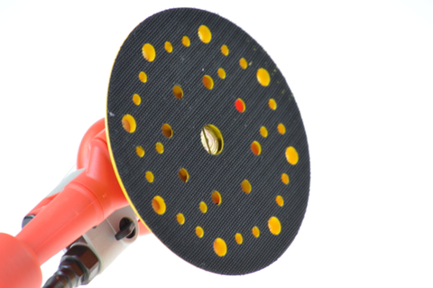 Ponceuse à air à double action de 150 mm Polisseuse à air sous vide auto-générée