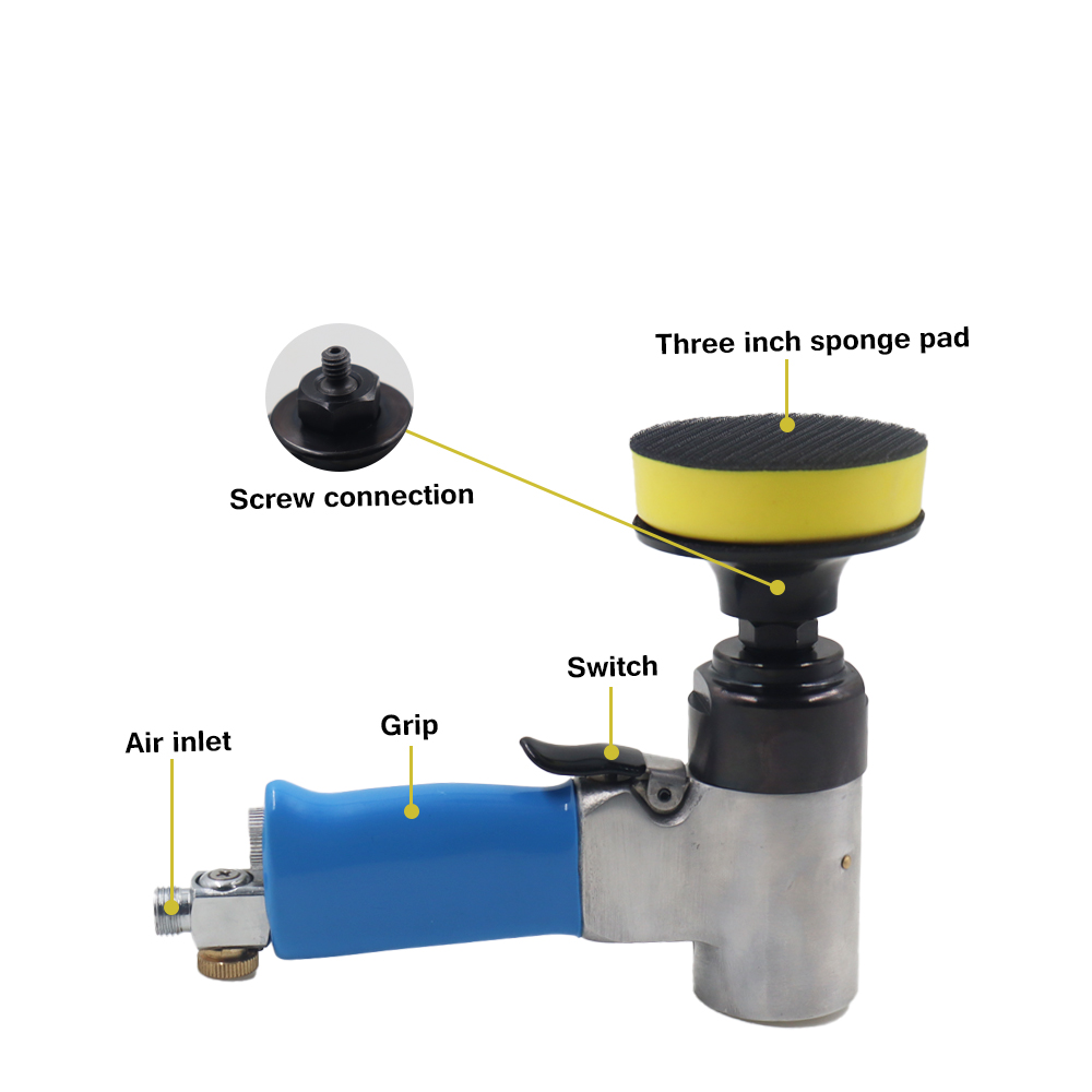 machine &agrave; polir pneumatique