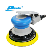PANDAS Polisseuse pneumatique Machine de polissage de papier de verre de 5 pouces Matériel de polissage automobile Meubles Travail du bois Outils de polissage et de meulage