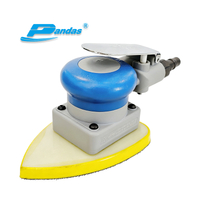 PANDAS 90*130mm Triangle sans vide ponceuse à Air outil portatif à faible Vibration pour la réparation de peinture de carrosserie automobile polissage de meubles en bois