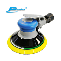 PANDAS Polisseuse pneumatique industrielle Machine à papier de verre de type aspirateur central de 6 pouces, meuleuse à sec, machine à cirer et à polir pour voiture, meuleuse à air